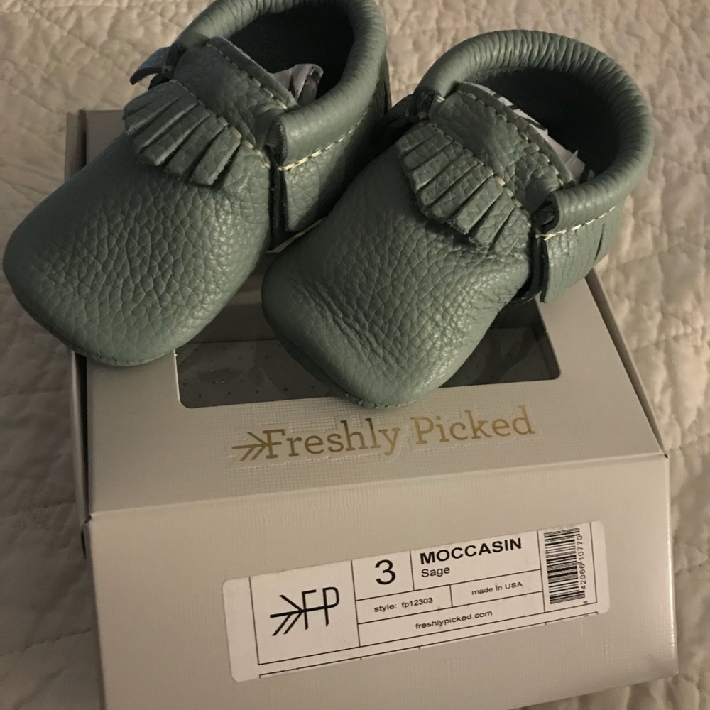 Freshly picked moccasins